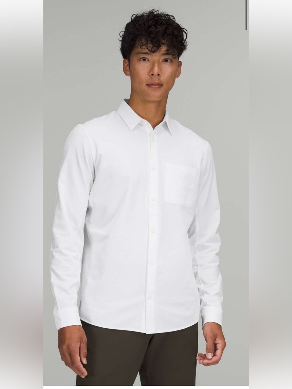 Lululemon Commission Long Sleeve Shirt  White size XS